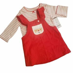 2 Piece 9 Month Santa Outfit NWT